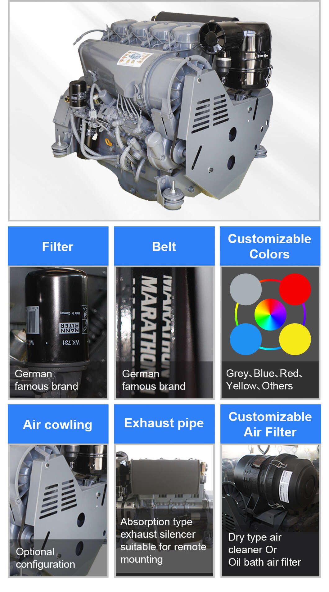 F4L912 engine detail